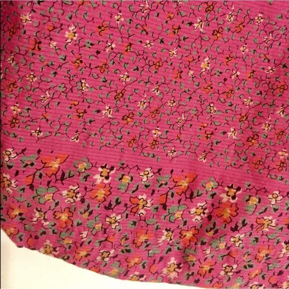 Gap Toddler Girl Pink Floral Short-Sleeve Dress 2T - Picture 4 of 5